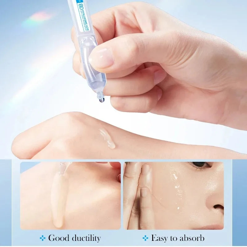 Hyaluronic Acid Face Serum Anti-Aging Deep Nourishment Fullerene Collagen Wrinkle Essence Whitening Lifting Skin Care