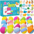 Bath Bombs for Kids with Surprise Inside, 20 Pack Gift Set with Toys, Handmade Child-Safe Fizzy Balls for Birthday, Summer Fun