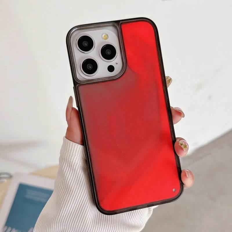 Luminous Flowing Sand Phone Case for iPhone 15 14 13 Pro Max