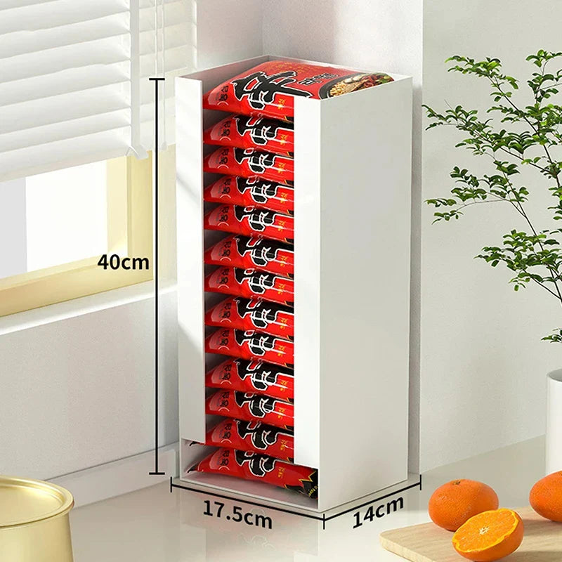 Korea Ramen Storage Box Kitchen Instant Noodle Cup Tissue Storage Bins Facial Mask Storage Box Multi-function Tabletop Organizer