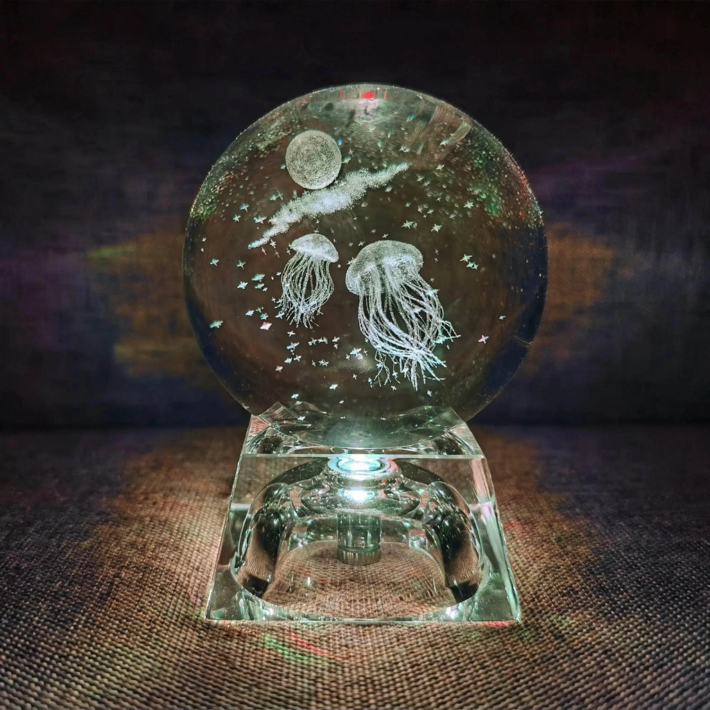 3D LED Crystal Ball Collectible