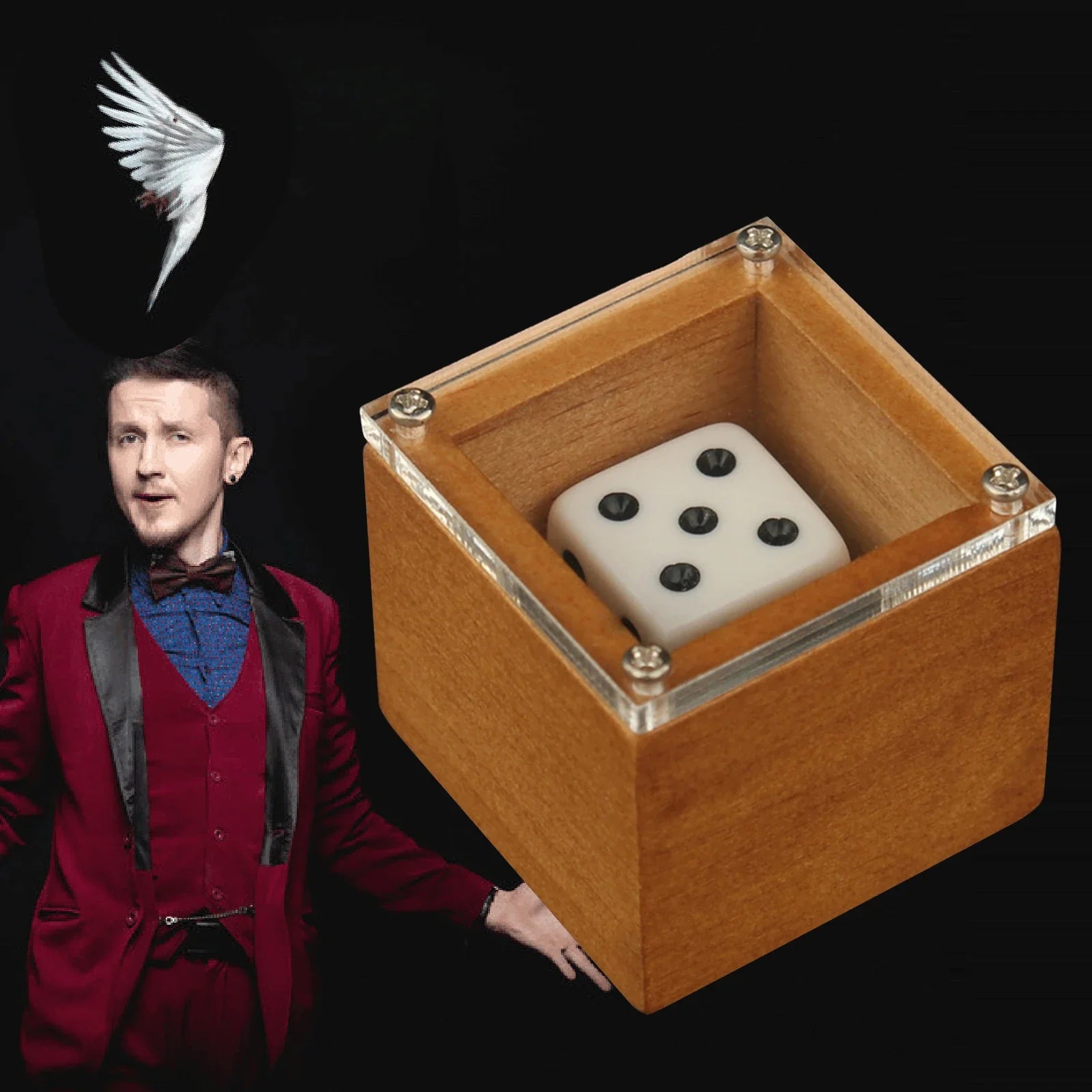 Magic Dice Magic Props Dice Trick Dot Number Change Dice Magic Stage Illusion Props Toys For Kids Adults