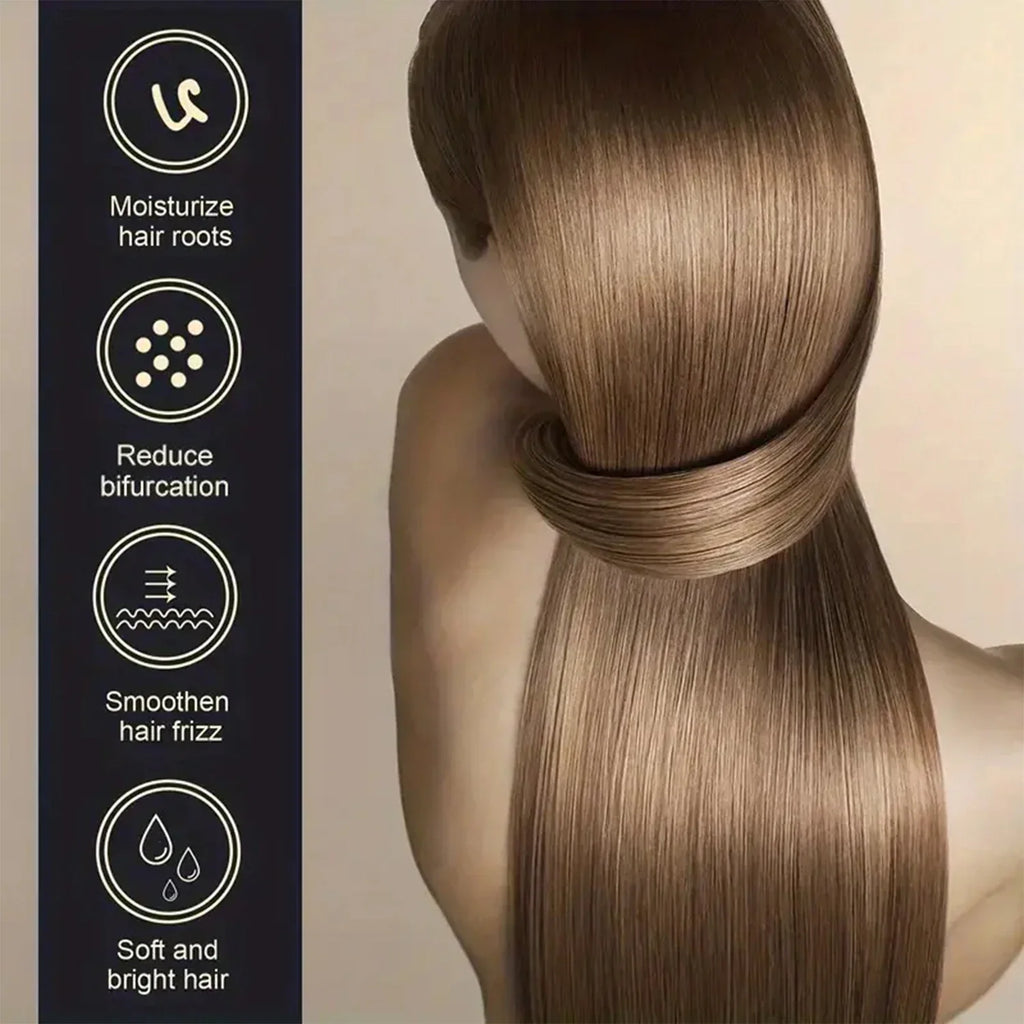 Keratin Leave-In Conditioner with Biotin & Collagen - Repairs Damaged Hair for Deep Moisture, Softness & Shine, Hair Treatment.