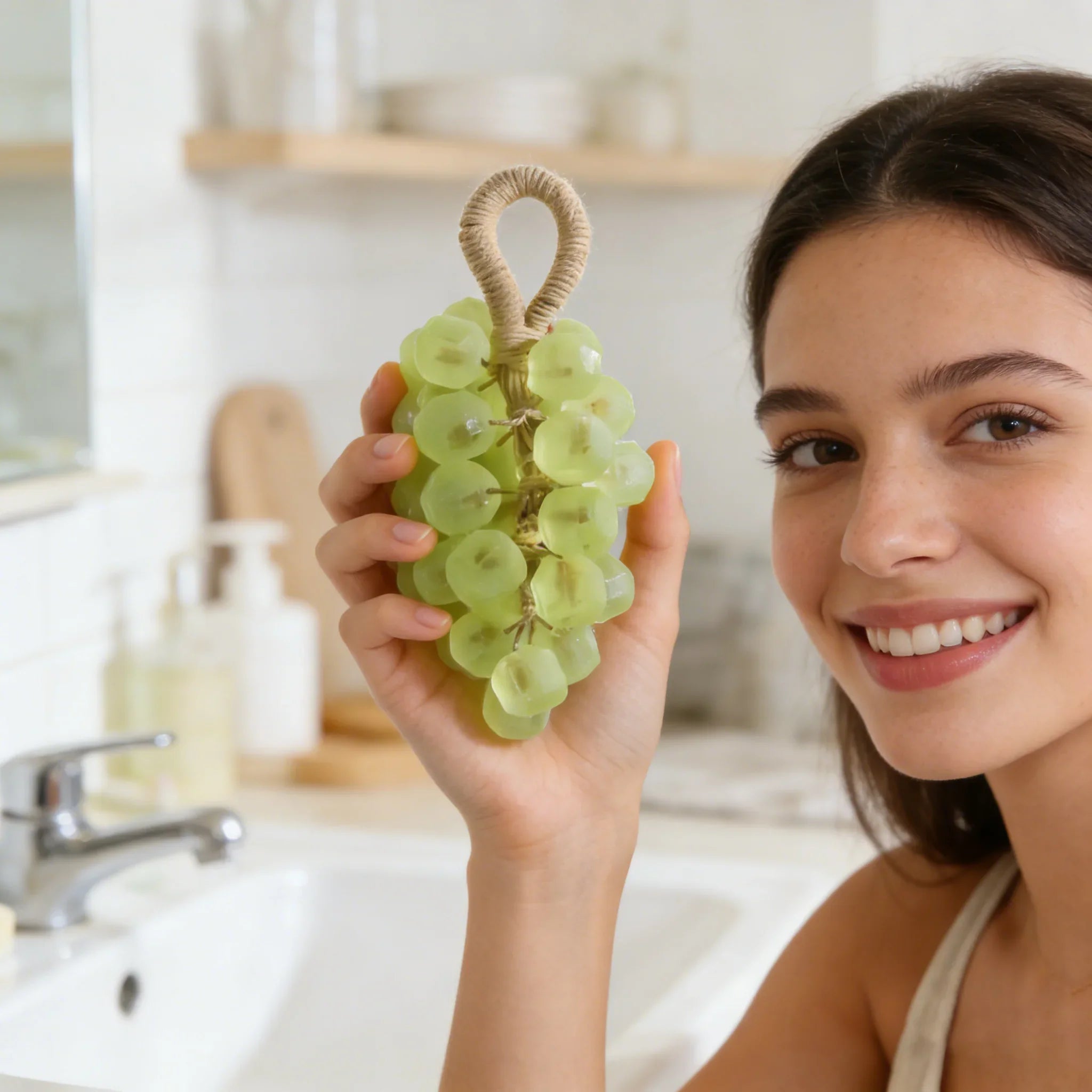 Grape Hand Soap Deep Clean Remove Dirt Hydrating Nourish Soften Hand Skin Repair Dryness Smooth Texture Delicate Handmade Soaps