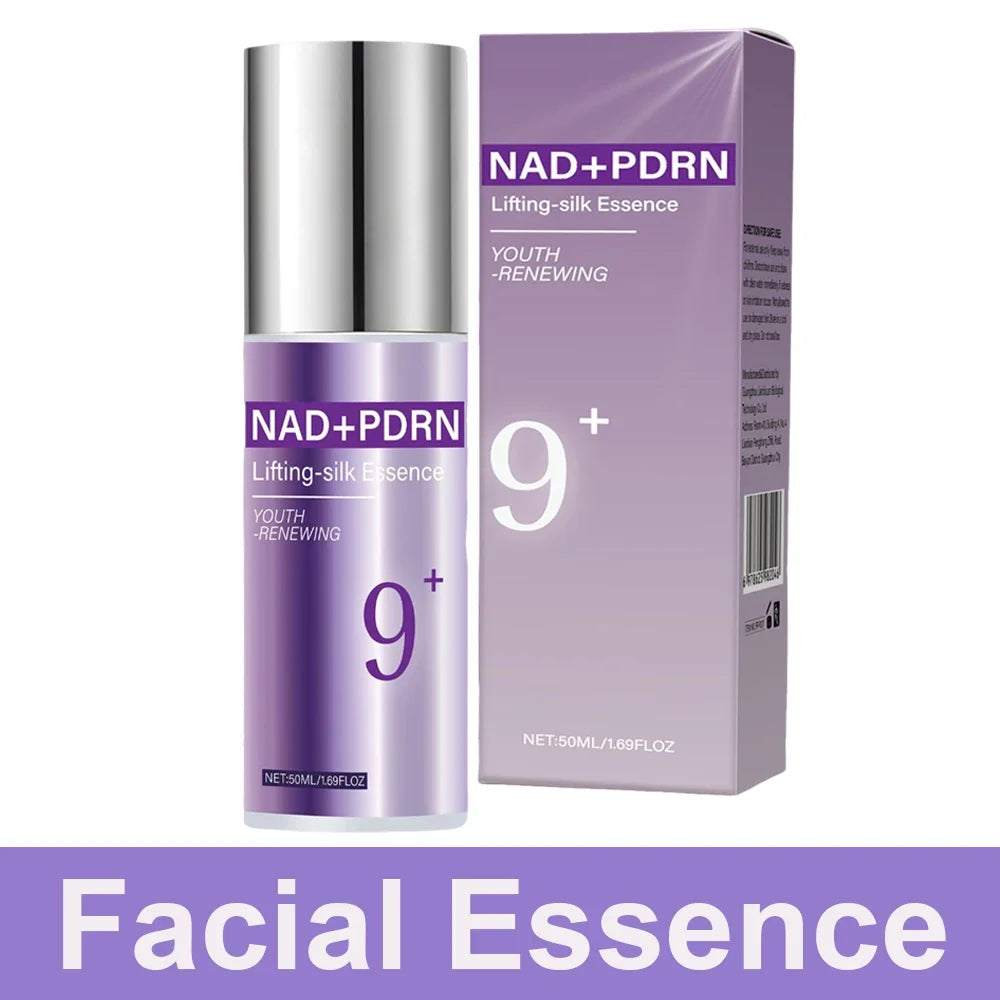 9+ NAD+ PDRN Lifting-sil Essence for Women Firming, Fade Fine Lines NAD+ Serum& Toner for Brightening Skin 50ML
