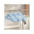 10pcs Metal Clothes Hangers Seamless Anti-Slip Durable Sturdy Space Saving for Home Use