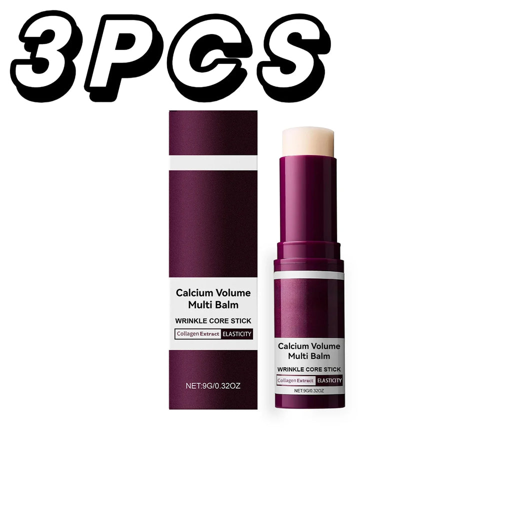 Calcium Volume Multi Balm Hydrating Anti Aging Fade Fine Lines Firming Skin Brightening Nourishing Collagen Moisturing Stick