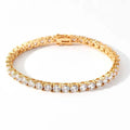 Tennis Necklace Link Chain Silver/Gold