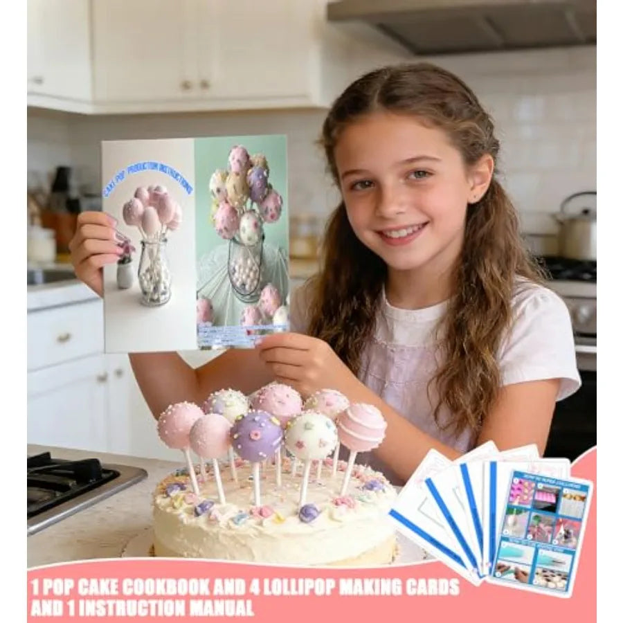 Cake Pop Maker Kit 618Pcs With Silicone Molds And Stand