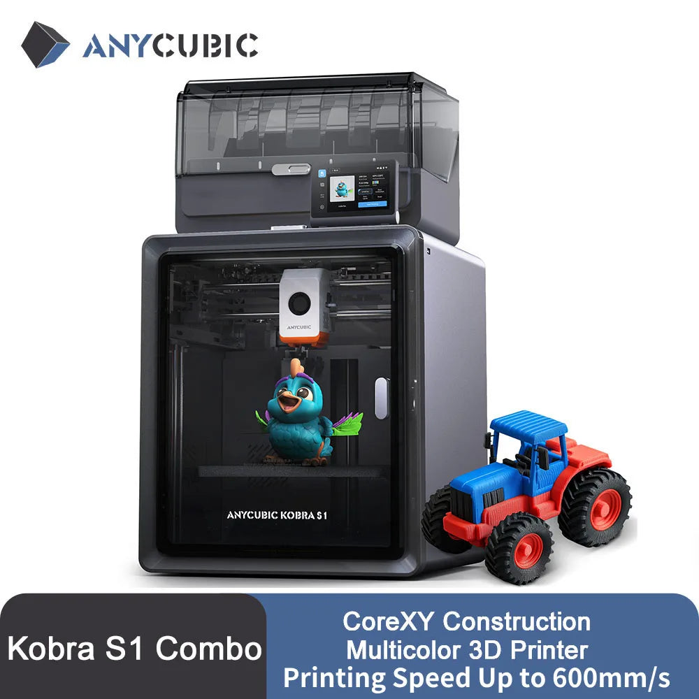 Anycubic Kobra S1 Combo Multi 3D Printer Core XY Speed