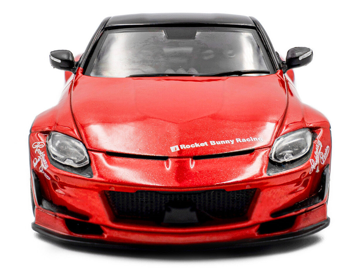 2022 Nissan Pandem Fairlady Z RHD (Right Hand Drive) Red Metallic with Black Top 1/43 Diecast Model Car by Solido