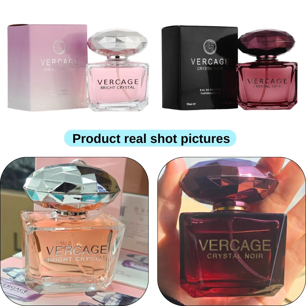 Osmanthus, Peony, and Pomegranate Fragrance Perfume for Women - Crystal Diamond Series, Light and Elegant Scent parfum