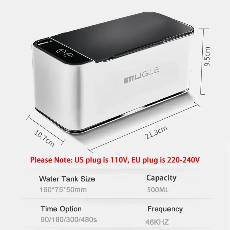 Smart Home Ultrasonic Cleaner for Jewelry Glasses Circuit Board Watches Denture Teeth Razor Ultrasound Cleaning Washing Machine