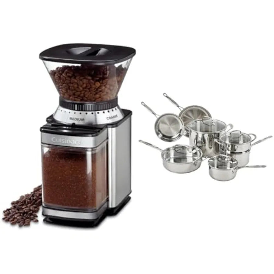 Electric Burr Coffee Grinder With One Touch Auto And 18 Position Selector