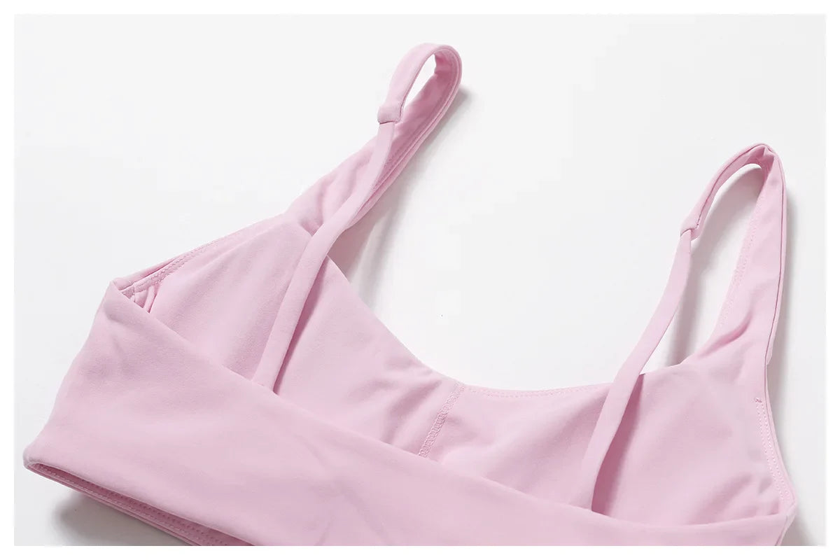 Women Underwear Sports Bras For Fitness Yoga Running Jogging Gym Wear Stretch Padded Sling Sport Top  Athletic Vest Yoga Bra