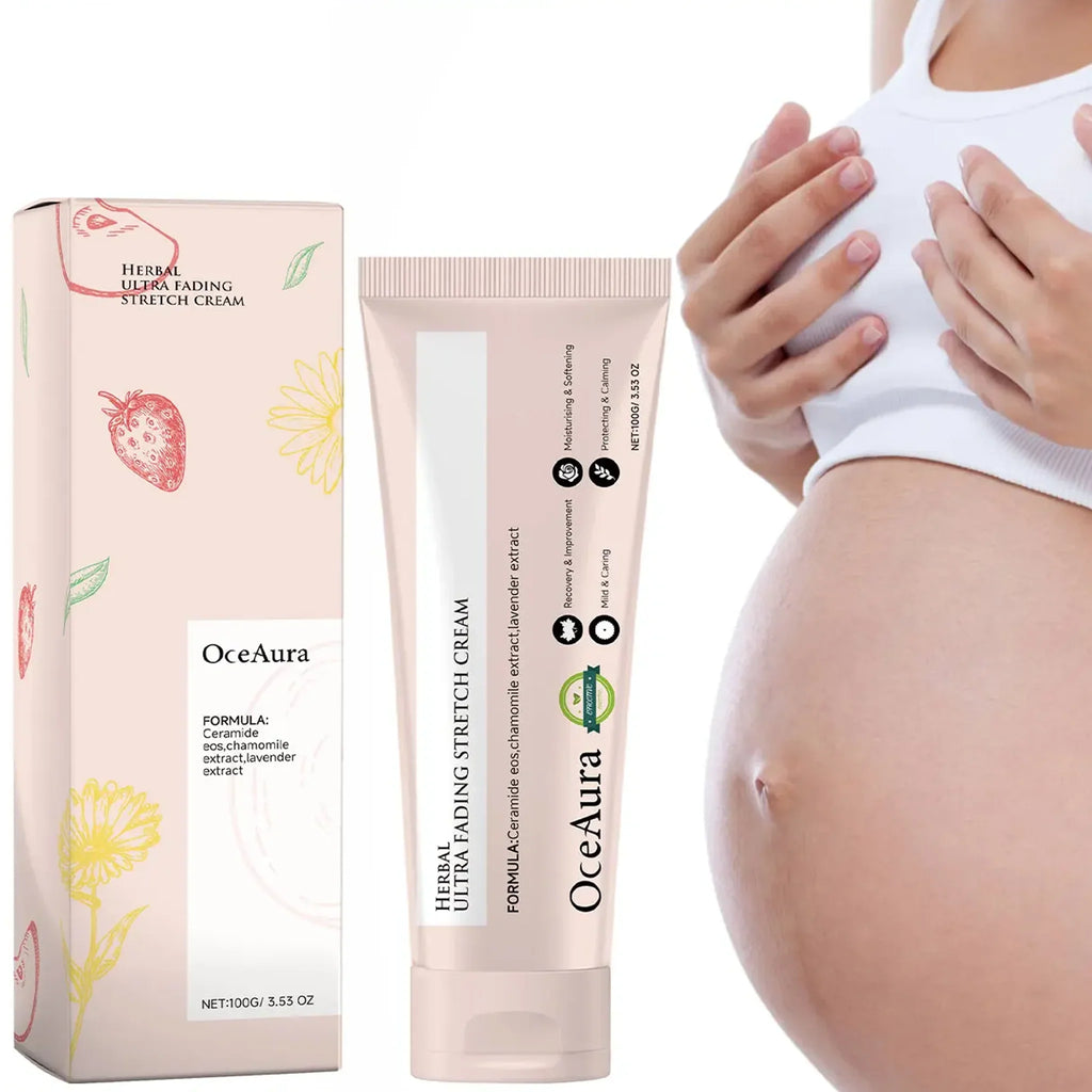 Pregnancy Stretch Marks Removal Cream Anti Fine Lines Repair Crack Firming Skin Eliminate Red White Old Pregnancy Marks Cream