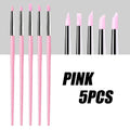 5Pcs/set Silicone Nail Brush UV Gel Polish Tip 3D Image DIY Dotting Polish Brushes Pen Professional DIY Manicure Tools