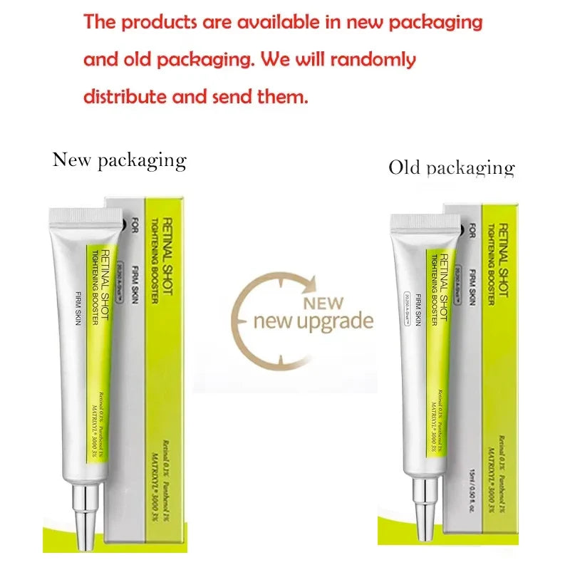 Korean Retinol Vitamin C Hydrating Shot Tightening Booster Face Cream Eye serum Lightening Dark Circles Firming Moisturizer