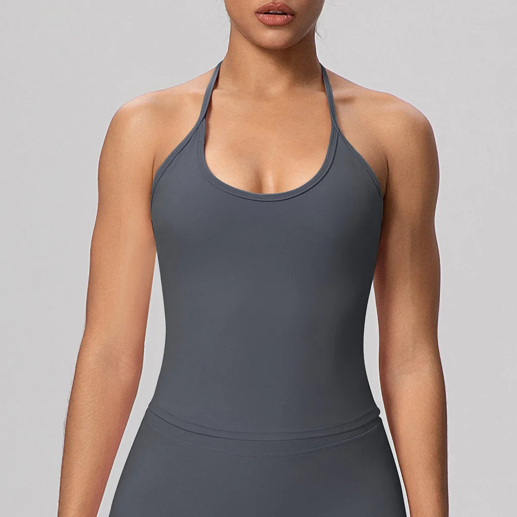 Women Sports Yoga Bra Adjustable Sports Top Women's Fitness Top Sleeveless Open Back Bra Fitness Workout Running Sportswear Vest