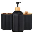 Bathroom Countertop Hand Soap Dispenser And Cotton Ball Organizer