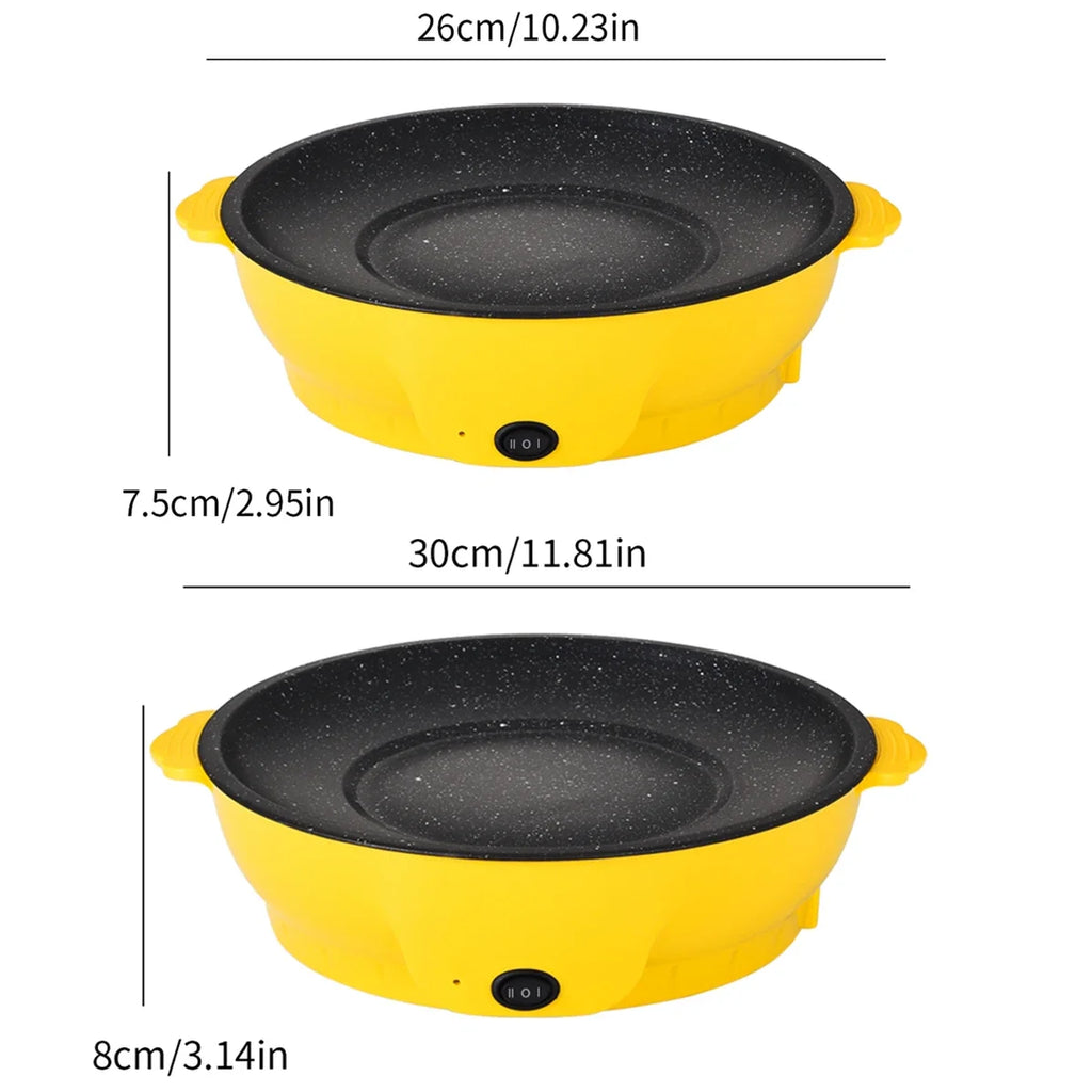 220V Multifunctional Electric Baking Tray Koekenpan Niet-Plakkerige Grill Geroosterde Pan Fornuis Barbecue Keuken Tool