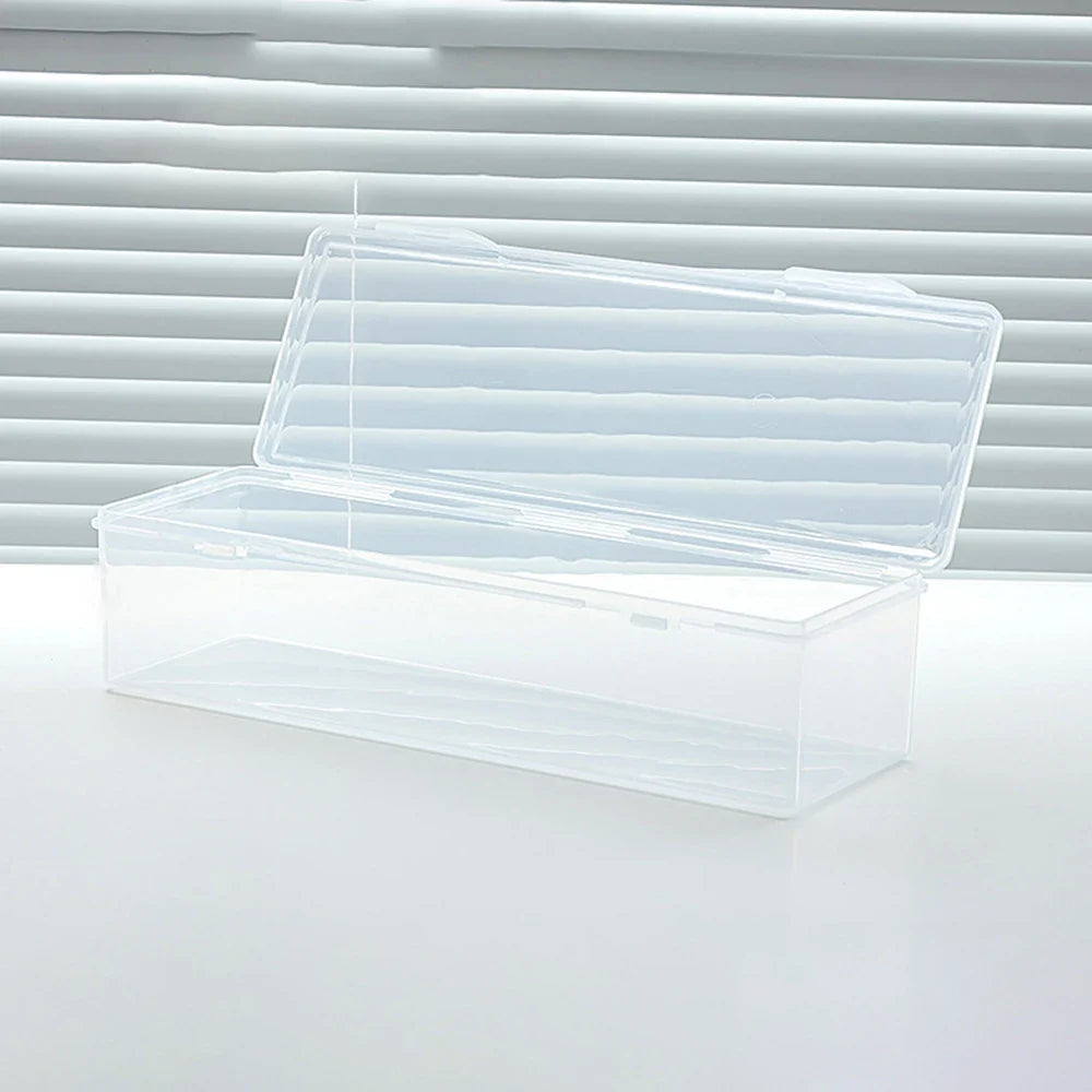 1PC Transparent Clamshell Storage Box Game Cards Card Storage Box Portable Board Game Plastic Box Organizer Box