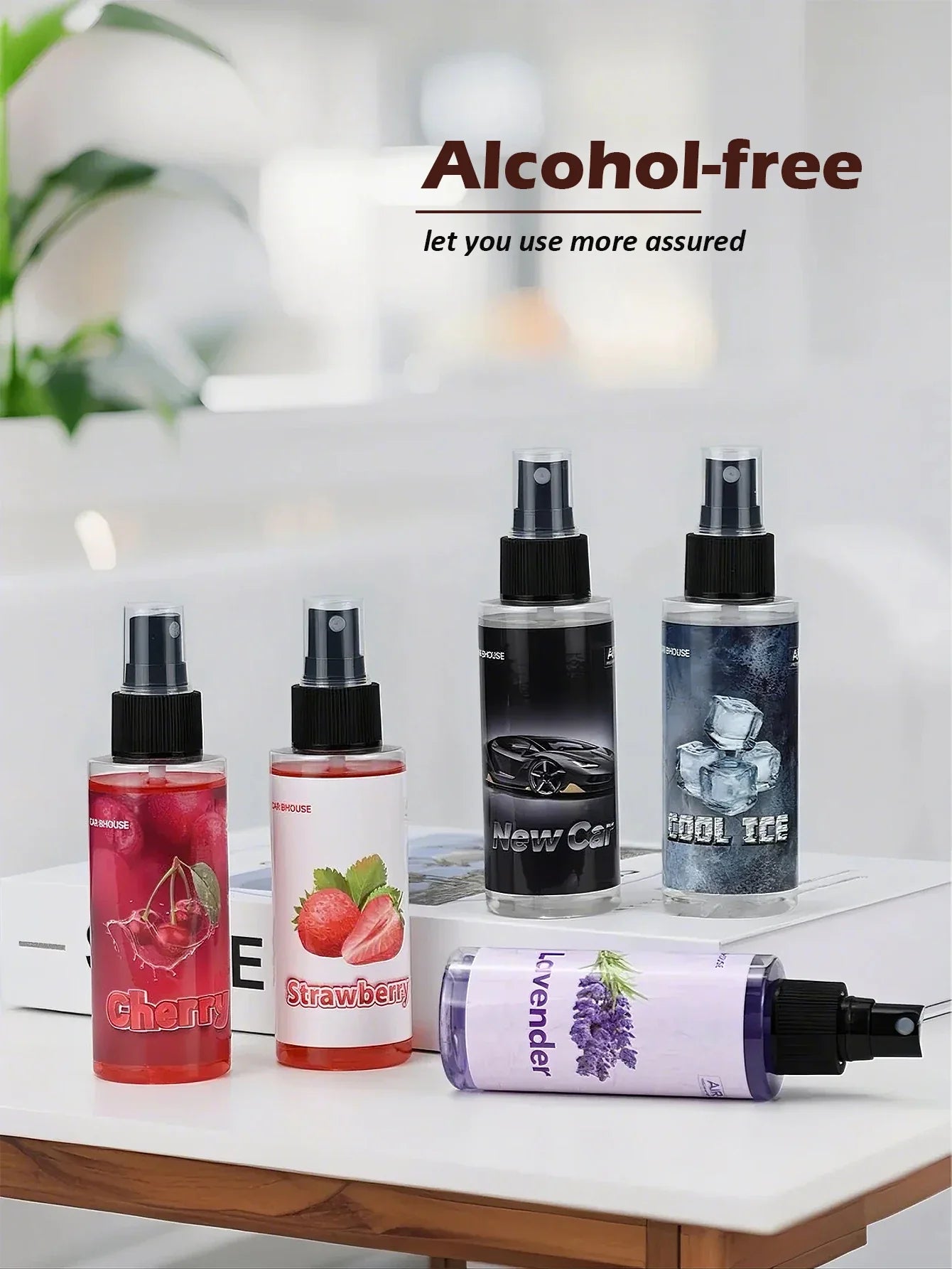 100ml/3.38oz 10 scents air freshener, quickly eliminate odors, long lasting fragrance, air fresh, suitable for home, car, gifts