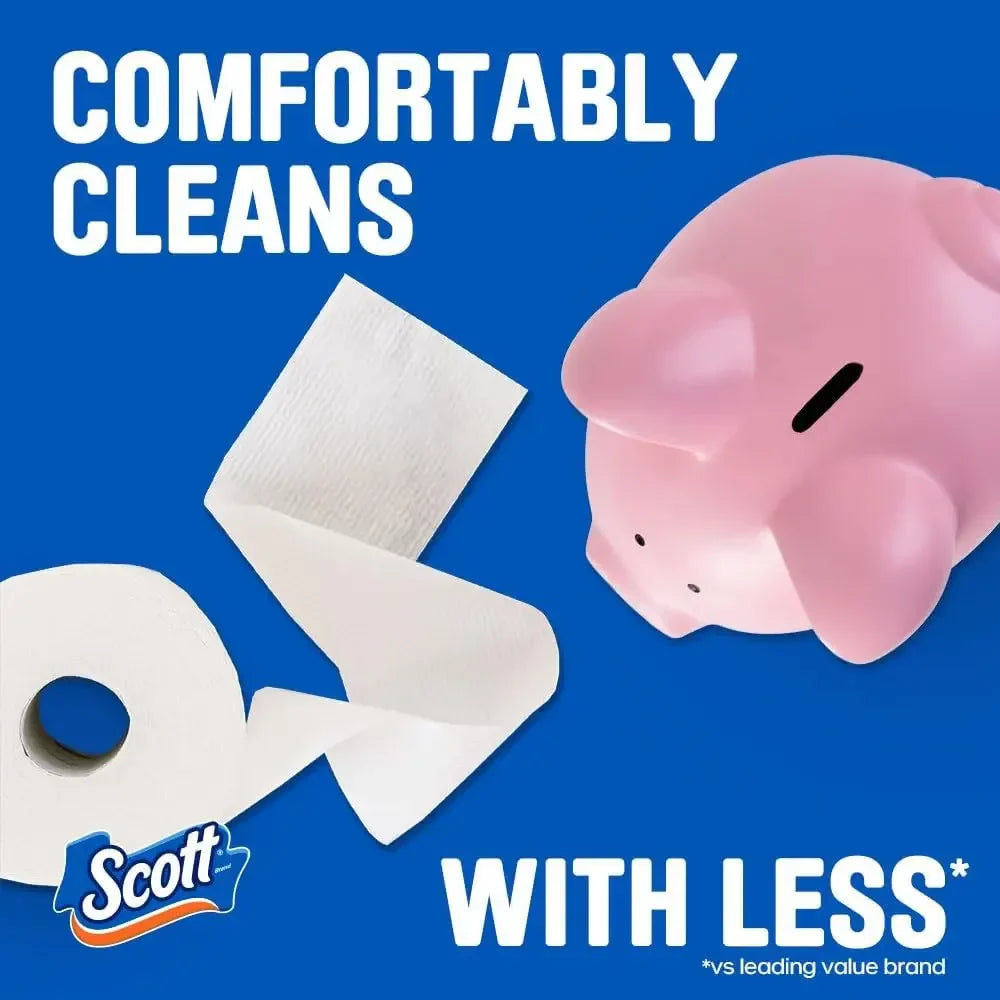 ComfortPlus Toilet Paper Septic-Safe 1-Ply Bath Tissue