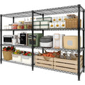 Heavy Duty 4-Tier Storage Shelves Adjustable Metal Wire Shelf, 1060 lbs Capacity Ideal for Kitchen, Pantry, Garage