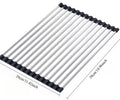 Stainless Steel Dish Drying Rack With Draining Basket