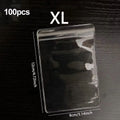 Clear Earring Bags Waterproof Bags Thickened Reusable Storage Pouch for Jewelry Rings Necklace Bracelet