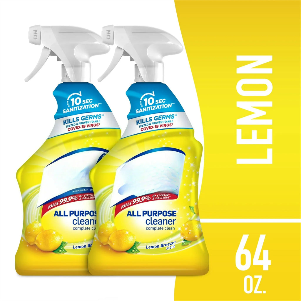 All Purpose Spray Cleaner Lemon Scent For Sanitizing And Disinfecting