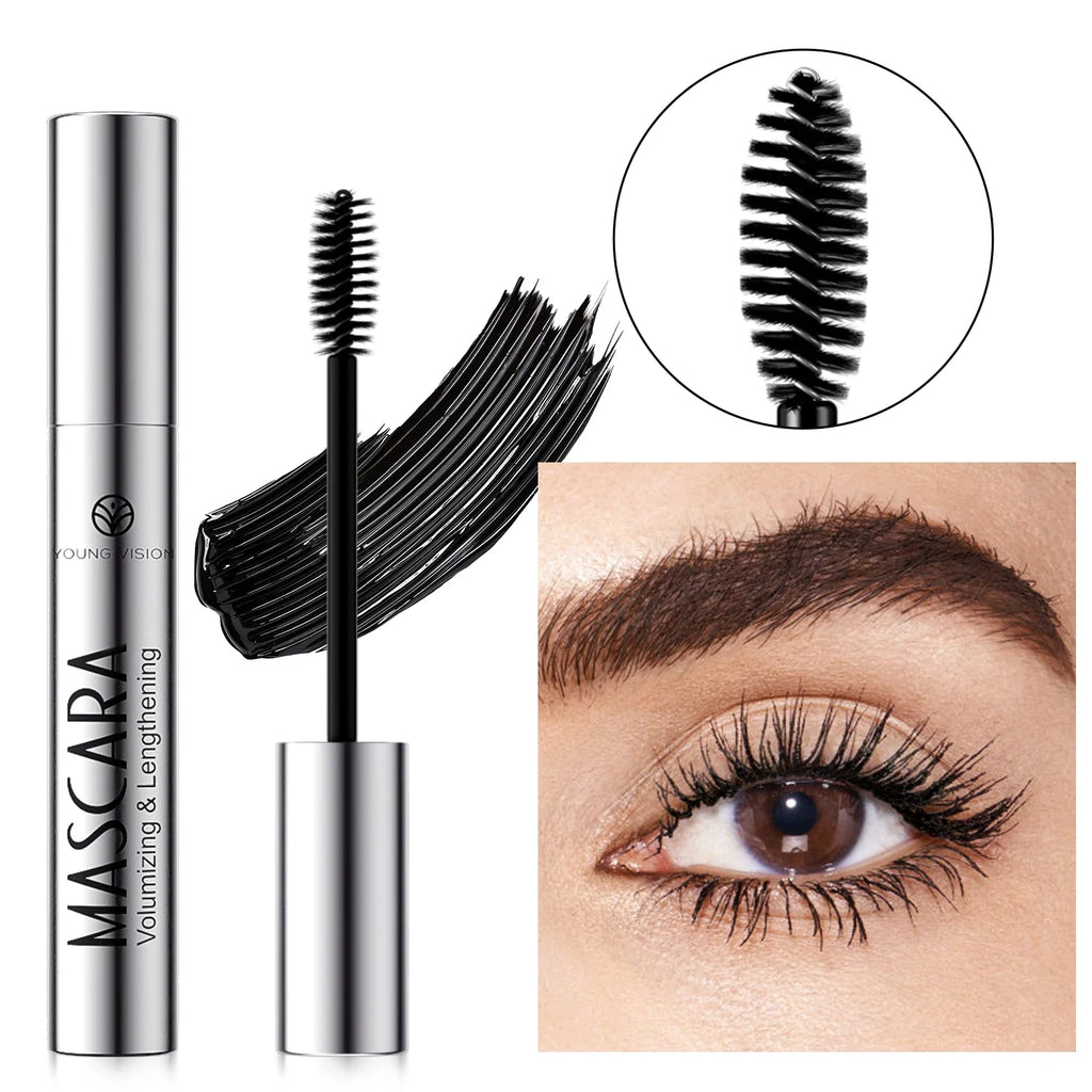 4D Brilliant Starry Sky Black  Mascara Slim, Thick, Curled, Waterproof, Long lasting, Non Staying Mascara