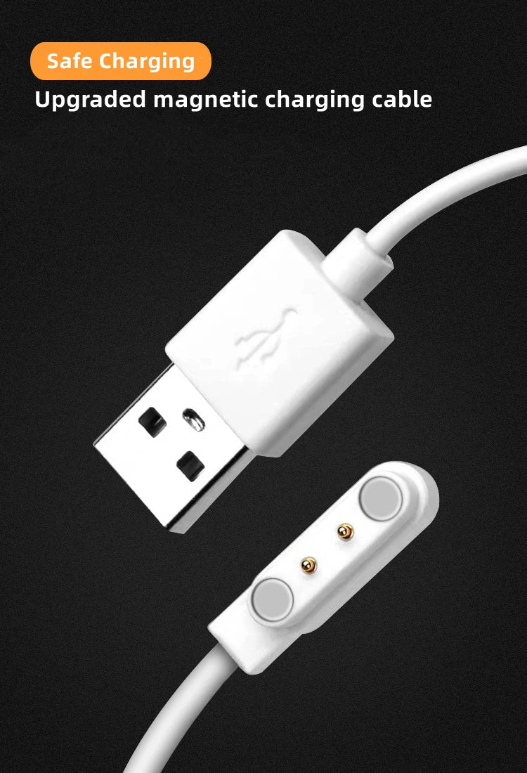 2Pin 4Pin 5Pin Magnetic Charging Cable USB to Pogo Pin for Smart Watch Earphone Wristband 60cm 5V Magnetic Dock Charger Adapter