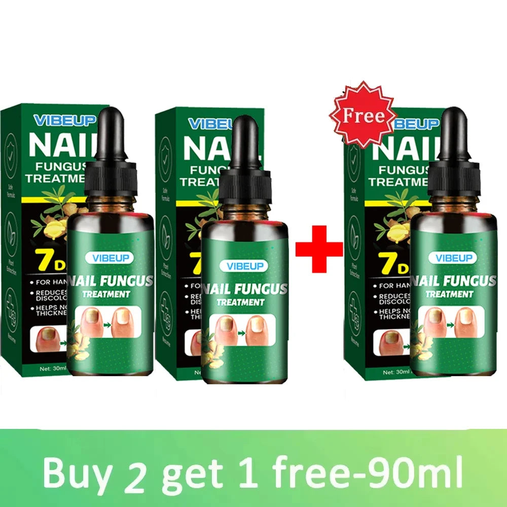 7 Days Fungal Nail Treatment Serum Foot Nail Fungus Removal Repair Gel Anti Infection Paronychia Onychomycosis Foot Nails Care