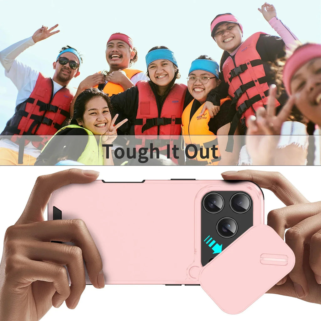 Anti-collision Shockproof Case For iPhone 17 Pro Max 17Air 17Pro 16E Cover Slide Camera Protective Cases For iPhone 17 Air Cover