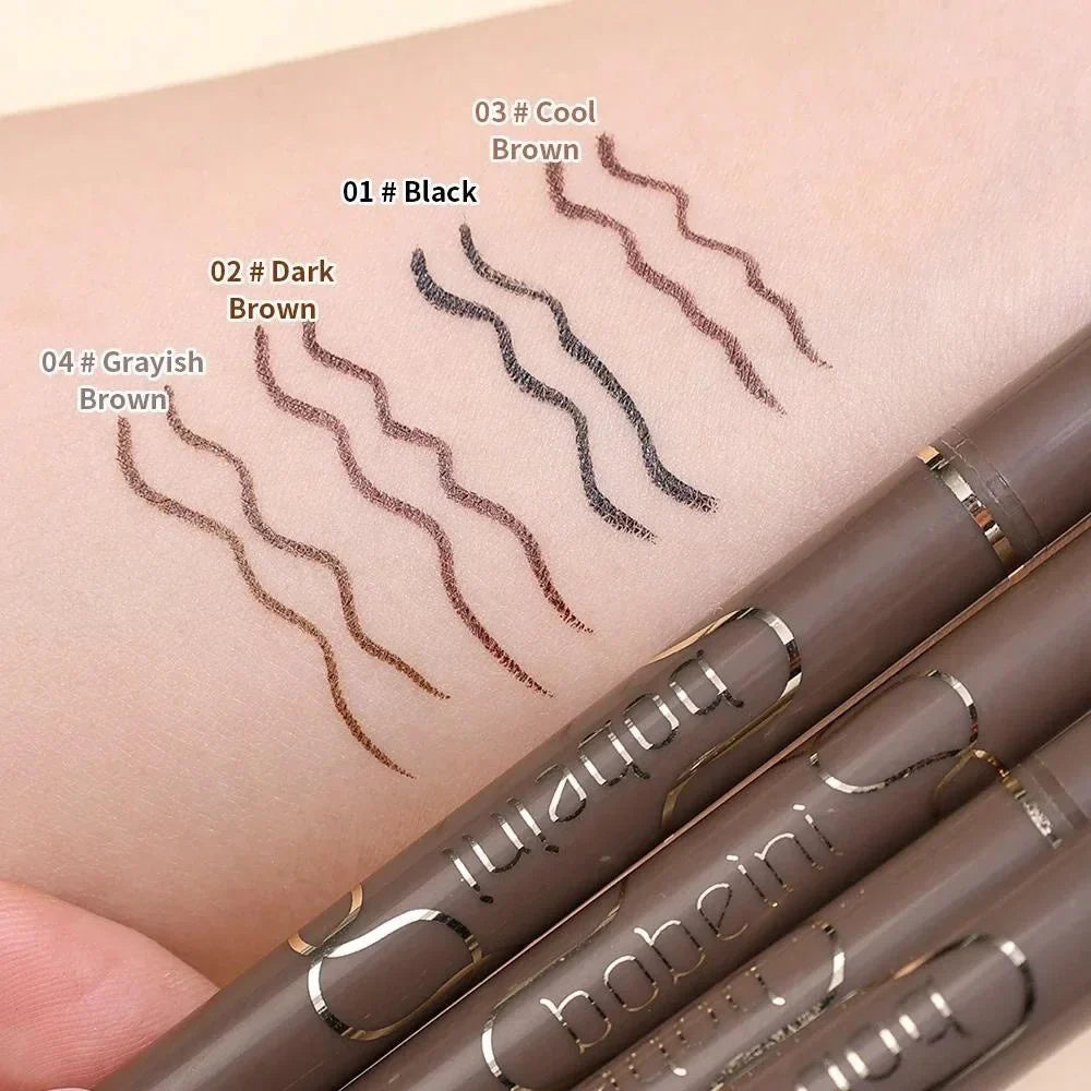 Slim eyeliner is waterproof, sweat-proof, long-lasting and non-smudged. Newbie brown eyeliner liquid pen