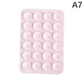 8cm Double Side Silicone Suction Pad For Mobile Phone Fixture Suction Cup Backed Adhesive Silicone Rubber Sucker Pad For Fixing