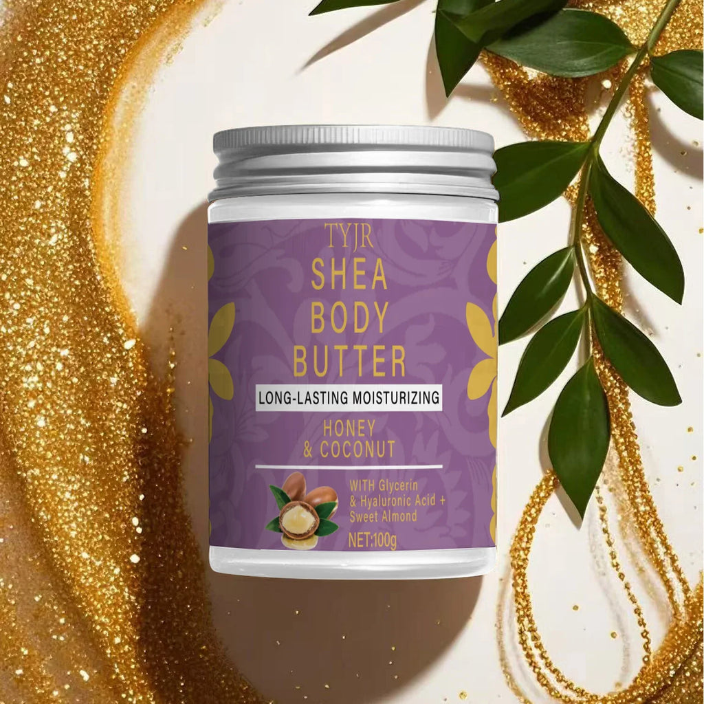 Shea Body Butter Oil 100g Organic Unrefined, Moisturizing Nourishing Softening Body Oil Skin Streaming Products