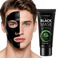 Bamboo Charcoal Blackhead Mask - Peel-Off Mask Containing Ascorbic Acid and Hyaluronic Acid, with Moisturizing and Oil-Controlling Properties, Can Cleanse the Skin.