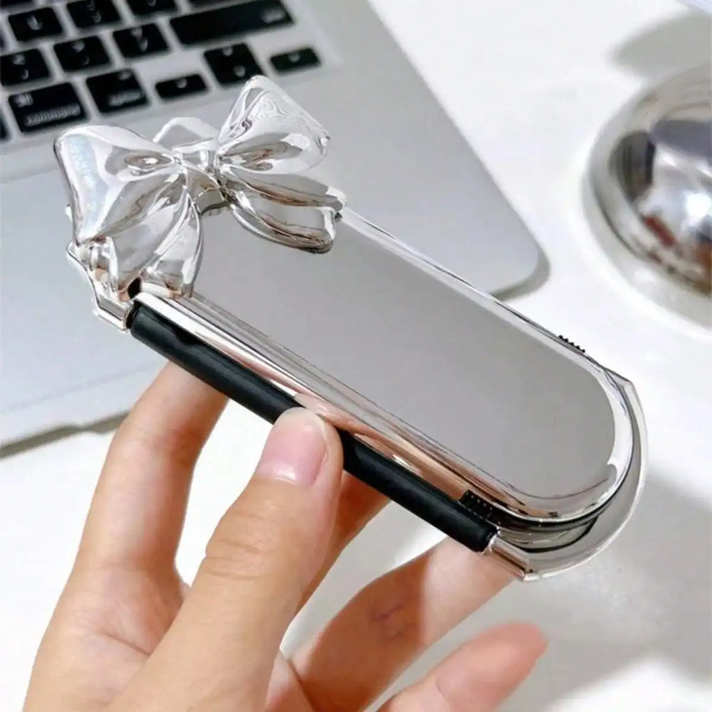 1pc Portable Compact Comb With Airbag And Handheld Makeup Mirror, Air Cushion Comb Ideal For Daily Use And Travel Hair Brush