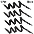 4PCS Double Clip Sheet Fasteners - Versatile Sheet Clips for Bed Sheets and Sofa Covers with Non-slip Adjustment
