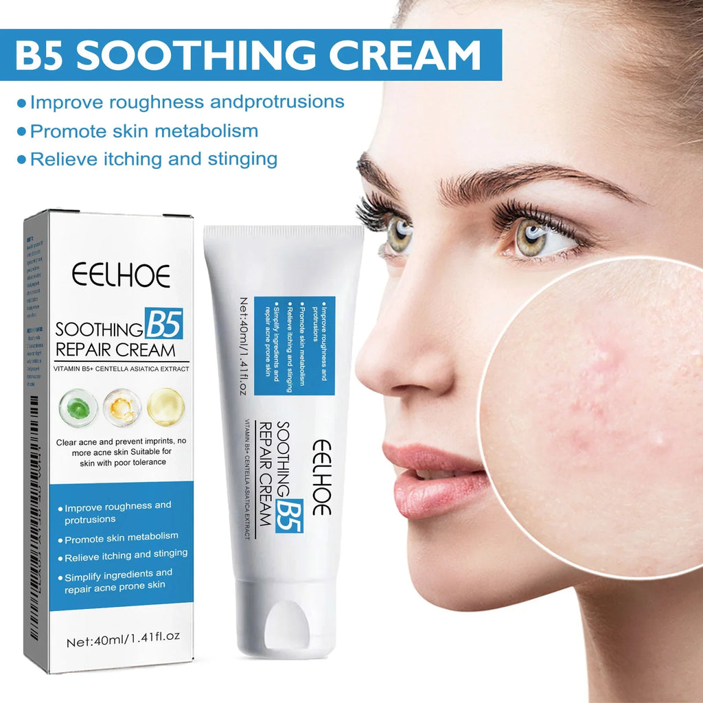 B5 Repair Cream Moisturizing Hydrating Soothing Dry Chapped Redness Skin Nourishes Hydrating Barrier Support Beauty Face Cream