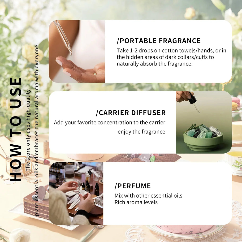 20 type Gourmet Essential Oils Perfumes Fragrance Is Long-Lasting For Skin、Diffusers、Candles Making Gifts For Women