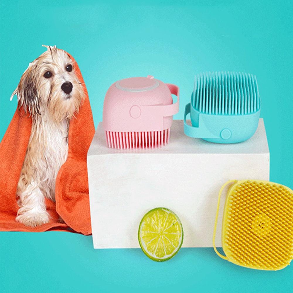 Dog Bath Massage Brush