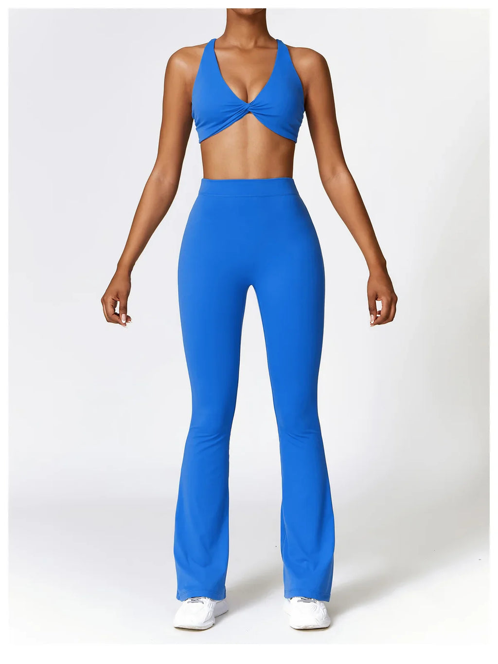 Sexy Sports Leggings Women V Back Scrunch Flares Leggings High Waist Yoga Flares Pants Push Up Gym Leggings Women Yoga Clothes