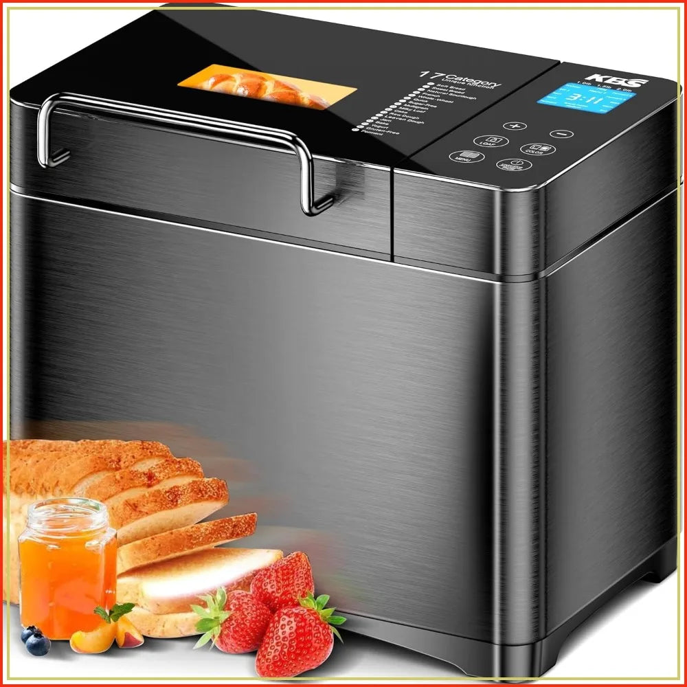 710W Convection Bread Maker With Dual Heaters And Nut Dispenser