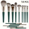 14pcs Soft Makeup Brush Set, Foundation Brush Loose Powder Eyeshadow Brushes, Complete Makeup Tool Set for Beginners And Profess