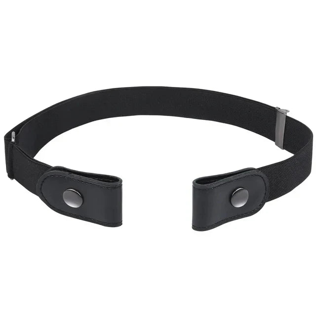 Buckle-Free Belt For Jean Pants,Dresses,No Buckle Stretch Elastic Waist Belt For Women/Men,No Bulge,No Hassle Waist Belt