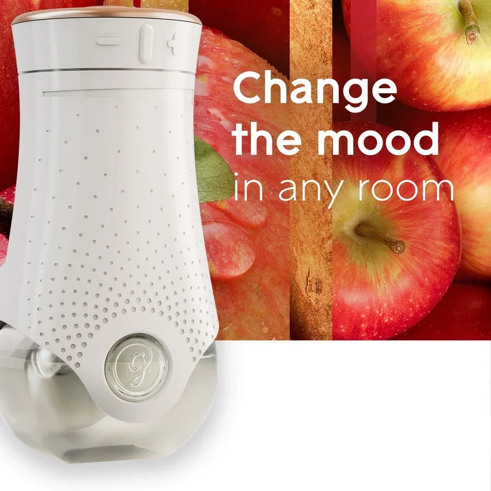 Apple Cinnamon PlugIns Scented Oil Refills 5 Pack Air Freshener Essential Oil Infused Wall Plug In Home Fragrance 60 Days
